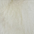 Baby Alpaca Fur- Mammoth Ornament 10 inches / White