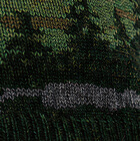 Evergreen Baby Alpaca Fingerless Gloves / Dk. Green Mlge.